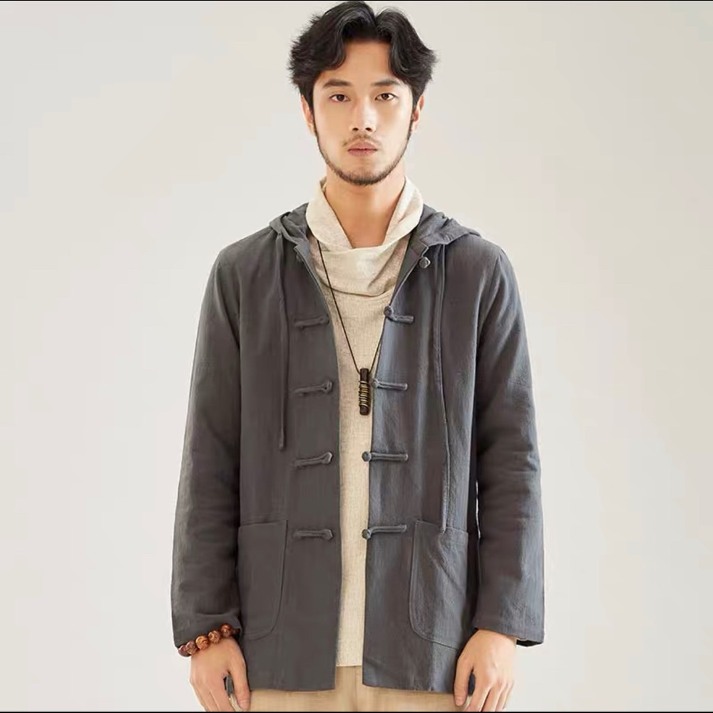 Designer coat traditional Japanese/Chinese Style